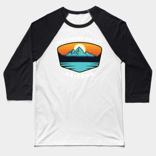 Monument Valley Ski Snowboard Mountain Arizona Monument - Monument Valley Arizona - Travel Baseball T-Shirt